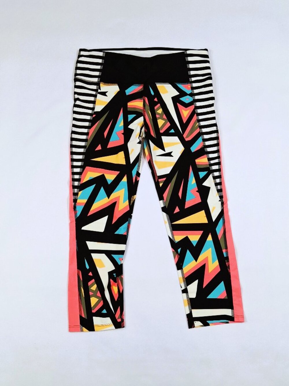 Body Glove Womens Sz M Swim Capri Leggings Gym To Swim Crossover Yoga Activewear